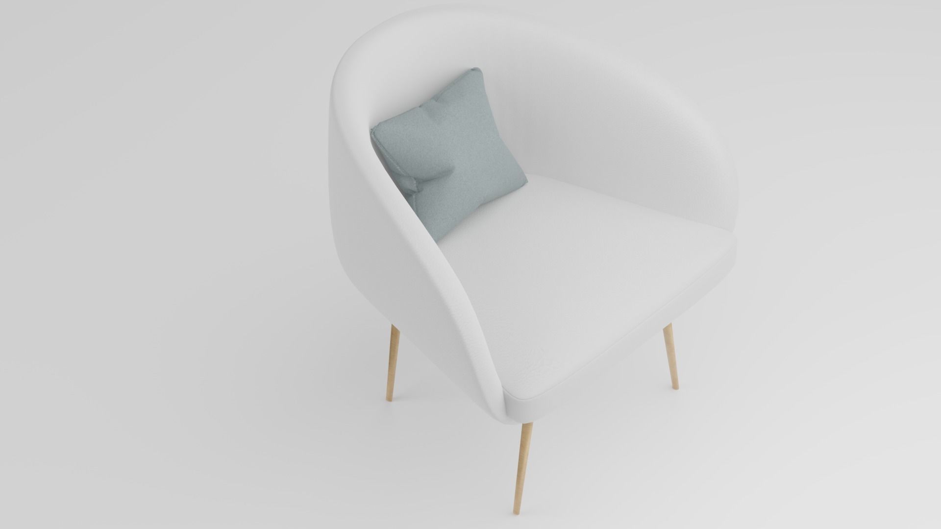 Modern Sofa set 03 3D model_5