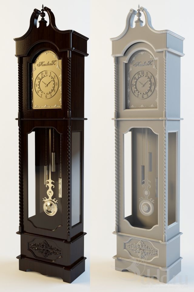 Classic Clock Collection - Vol 01 - 10 Item 3D model 3D model_4