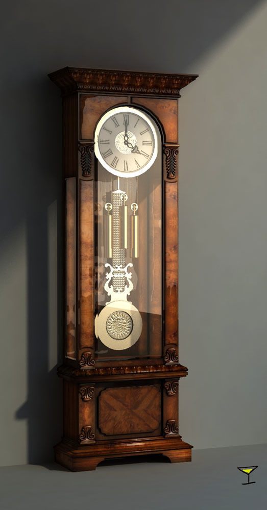 Classic Clock Collection - Vol 01 - 10 Item 3D model 3D model_6