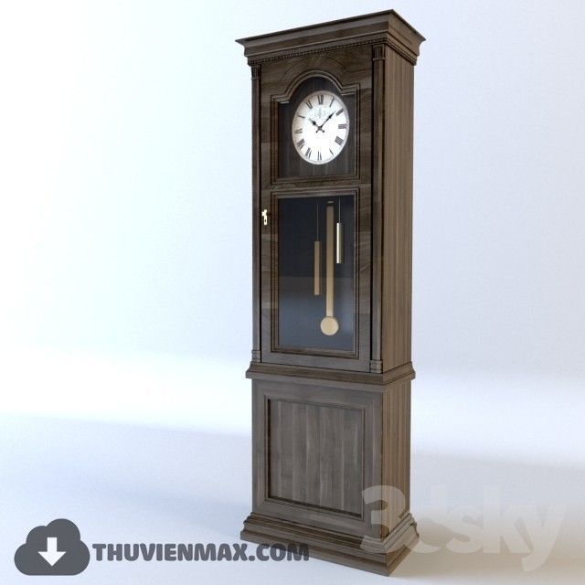 Classic Clock Collection - Vol 01 - 10 Item 3D model 3D model_9