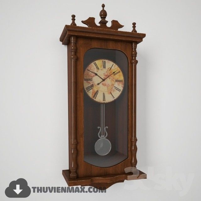 Classic Clock Collection - Vol 01 - 10 Item 3D model 3D model_2