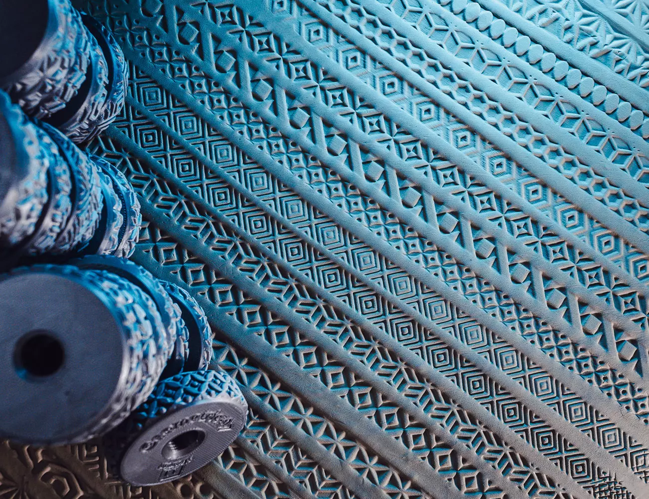 Stamp Wheels for Clay - Geometric Patterns 3D print model_0