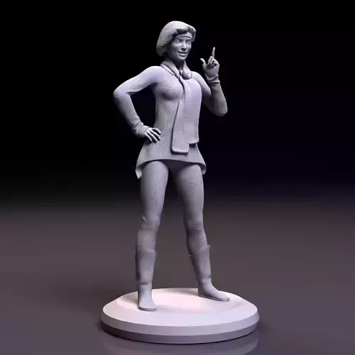 Winter Girl 3D print model
