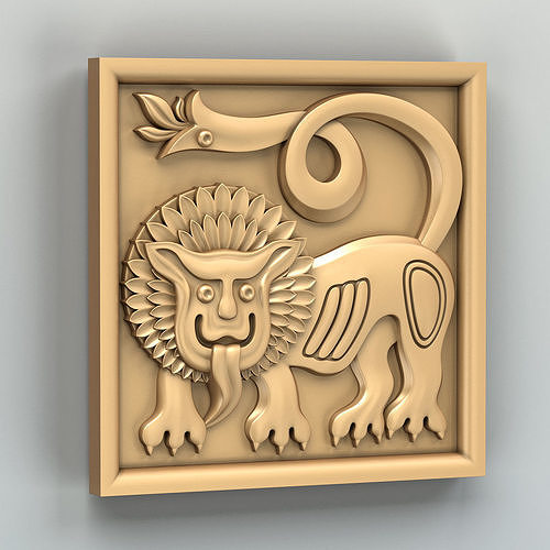 Square rosette 021 3D model