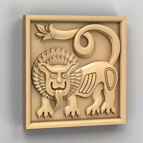 Square rosette 021 3D model
