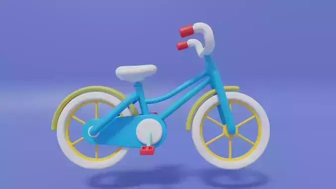 Cartoon Cute Bicycle