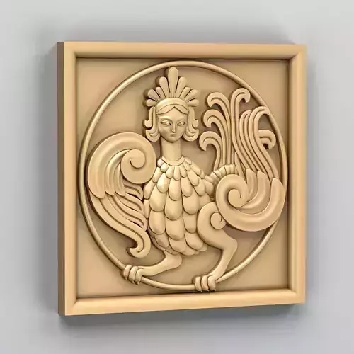 Square rosette 022 3D model