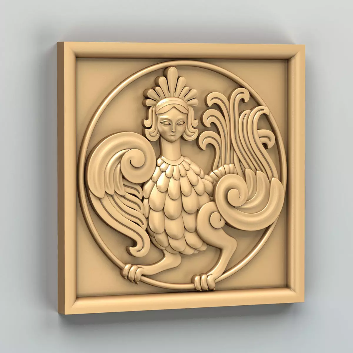 Square rosette 022 3D model