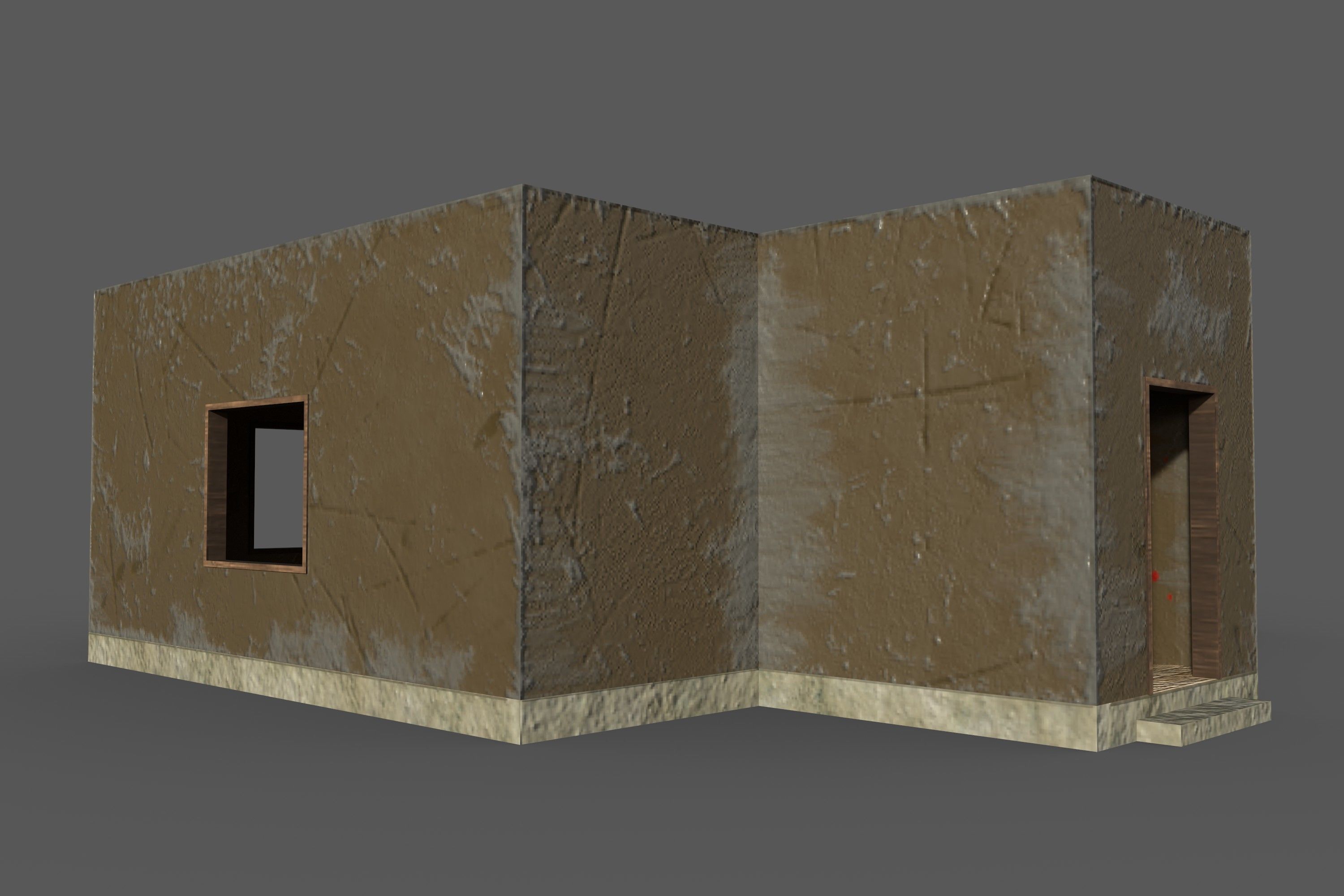 Game Building With PBR Texture and Low-poly 3D model_6