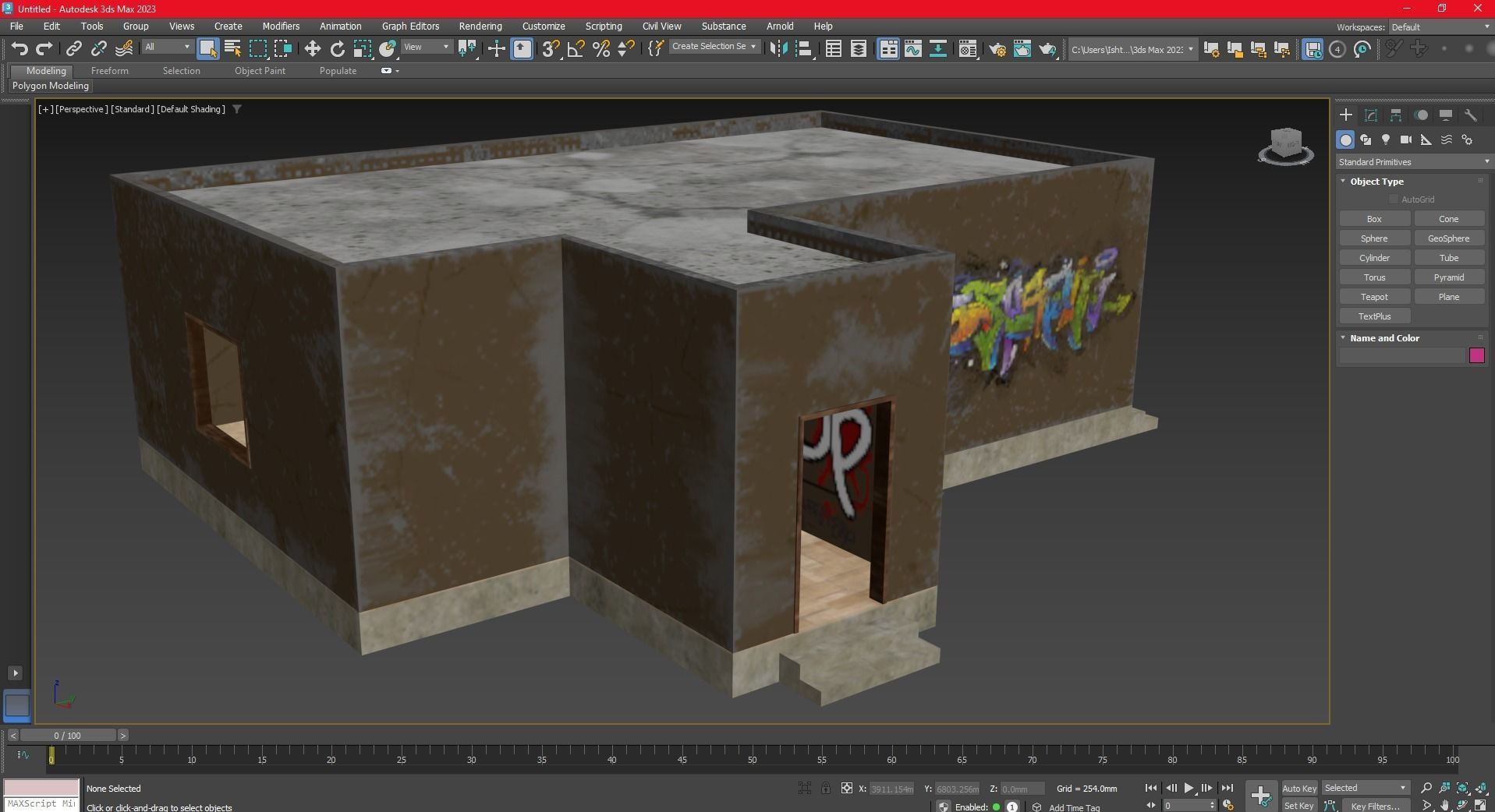Game Building With PBR Texture and Low-poly 3D model_10