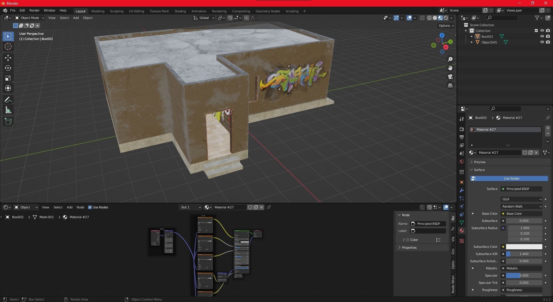 Game Building With PBR Texture and Low-poly 3D model_11