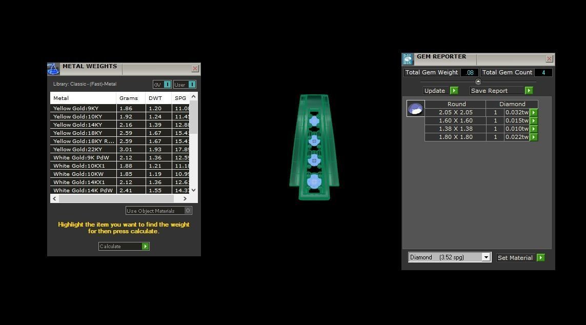 Solitaire Women Pendant 3dm STL OBJ FBX Render Details 3D print model_8