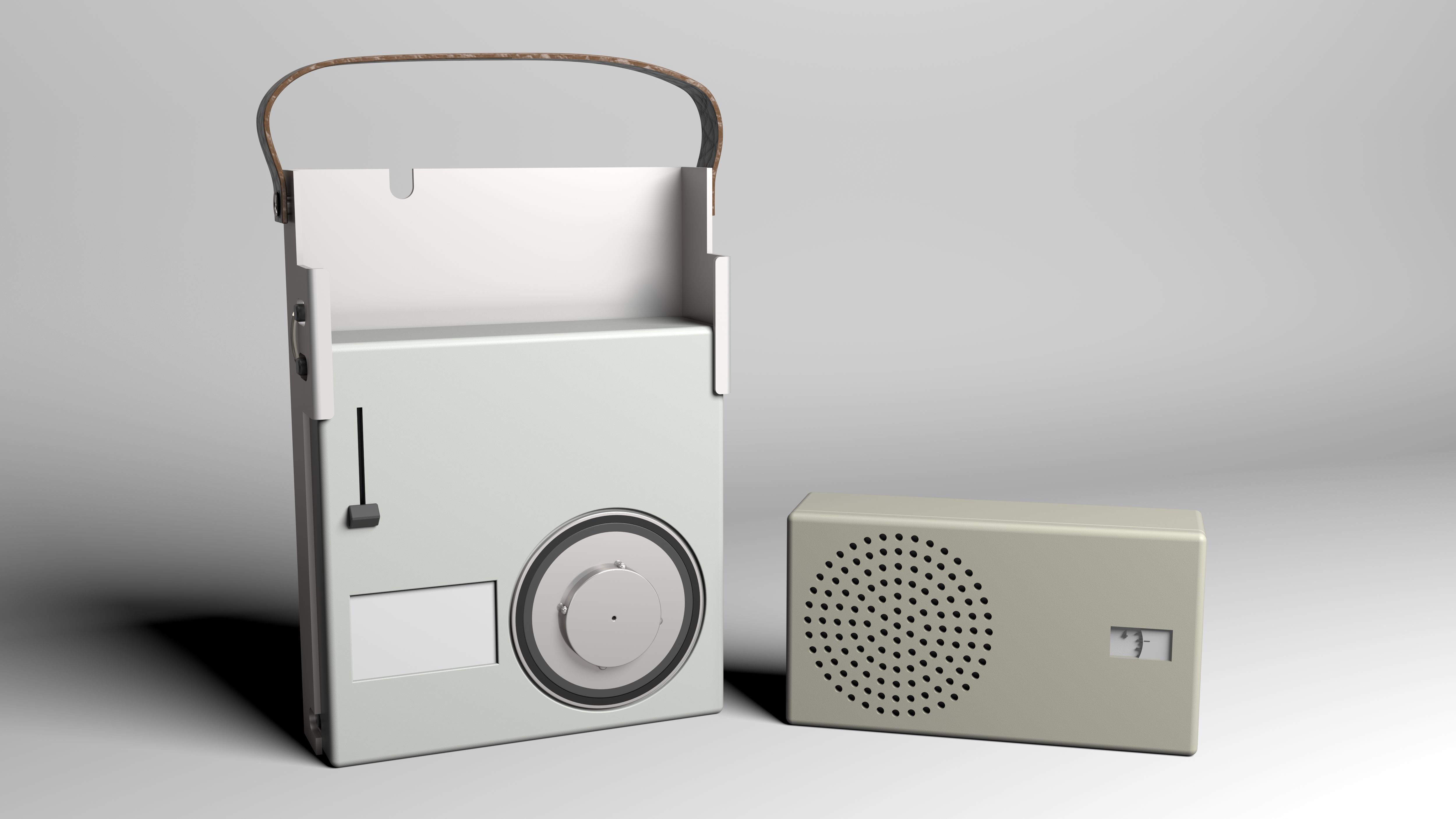 3D model TP1 radio Dieter Rams VR / AR / low-poly | CGTrader