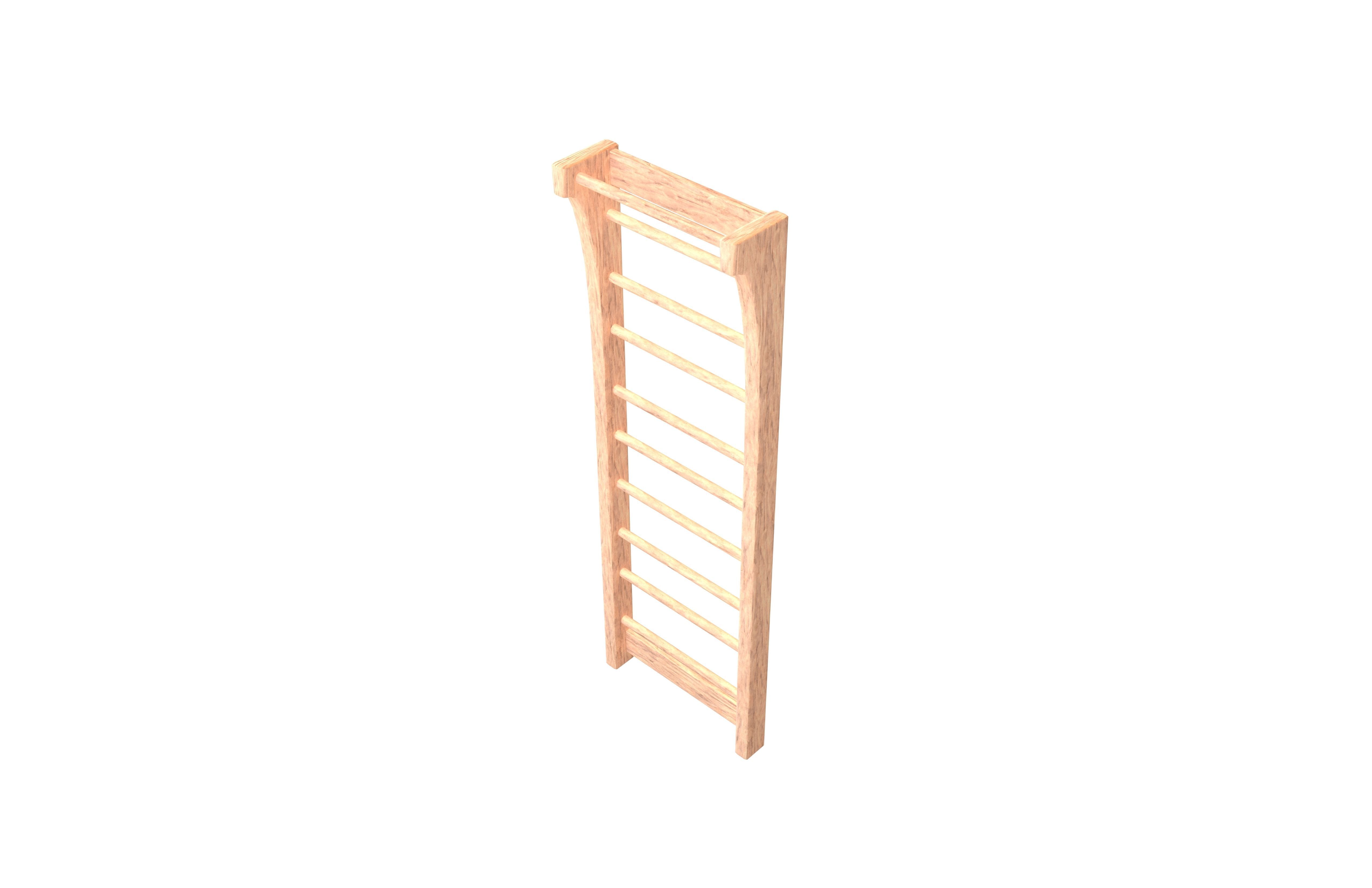 Wall Bars v1 001 Low-poly 3D model_2