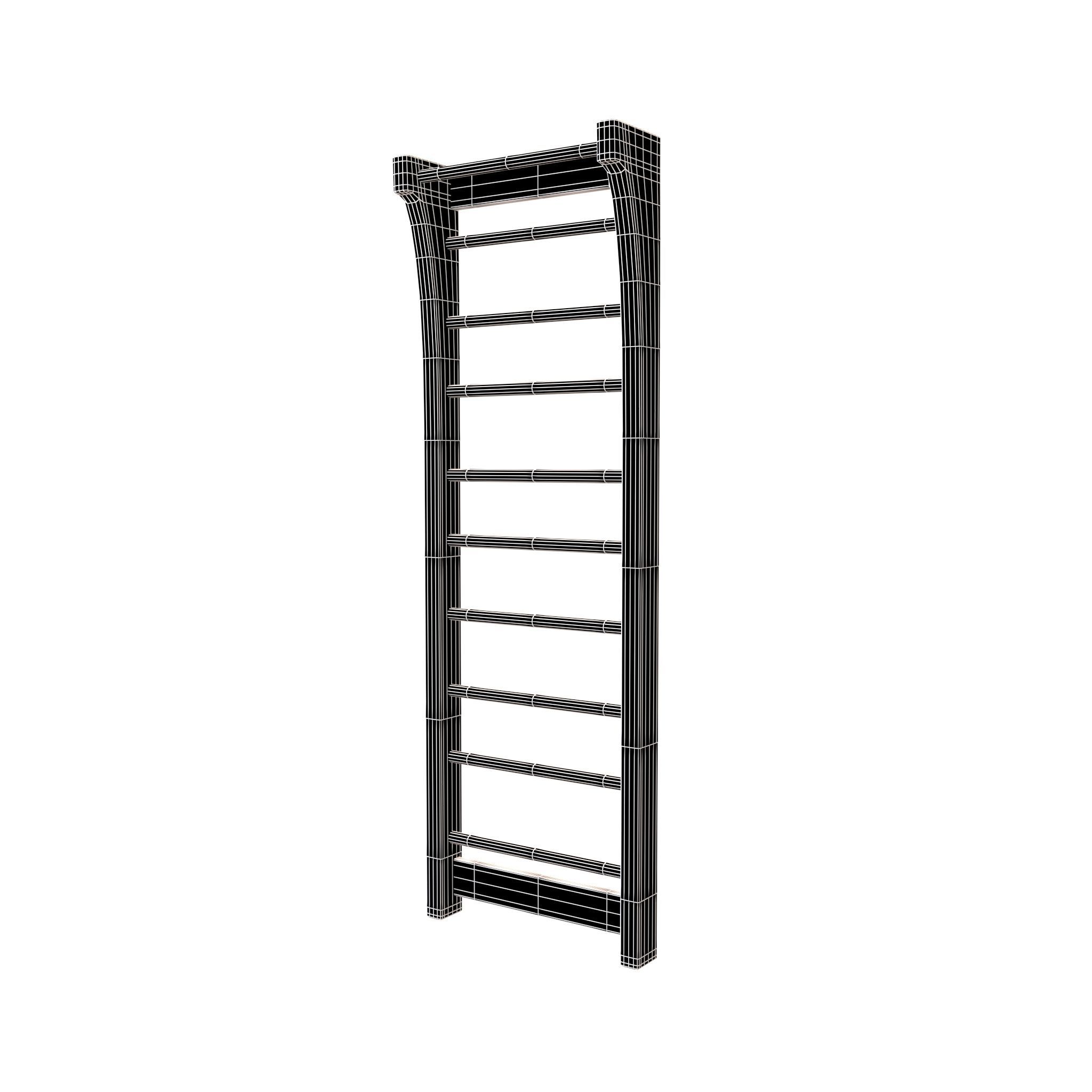 Wall Bars v1 001 Low-poly 3D model_4