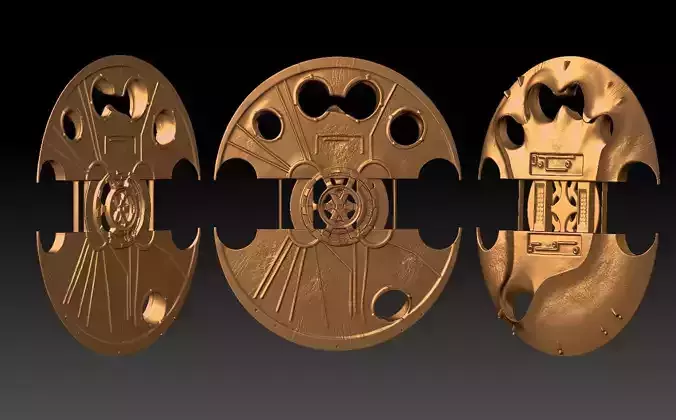 predator 2 city hunter disk blade 3D print model