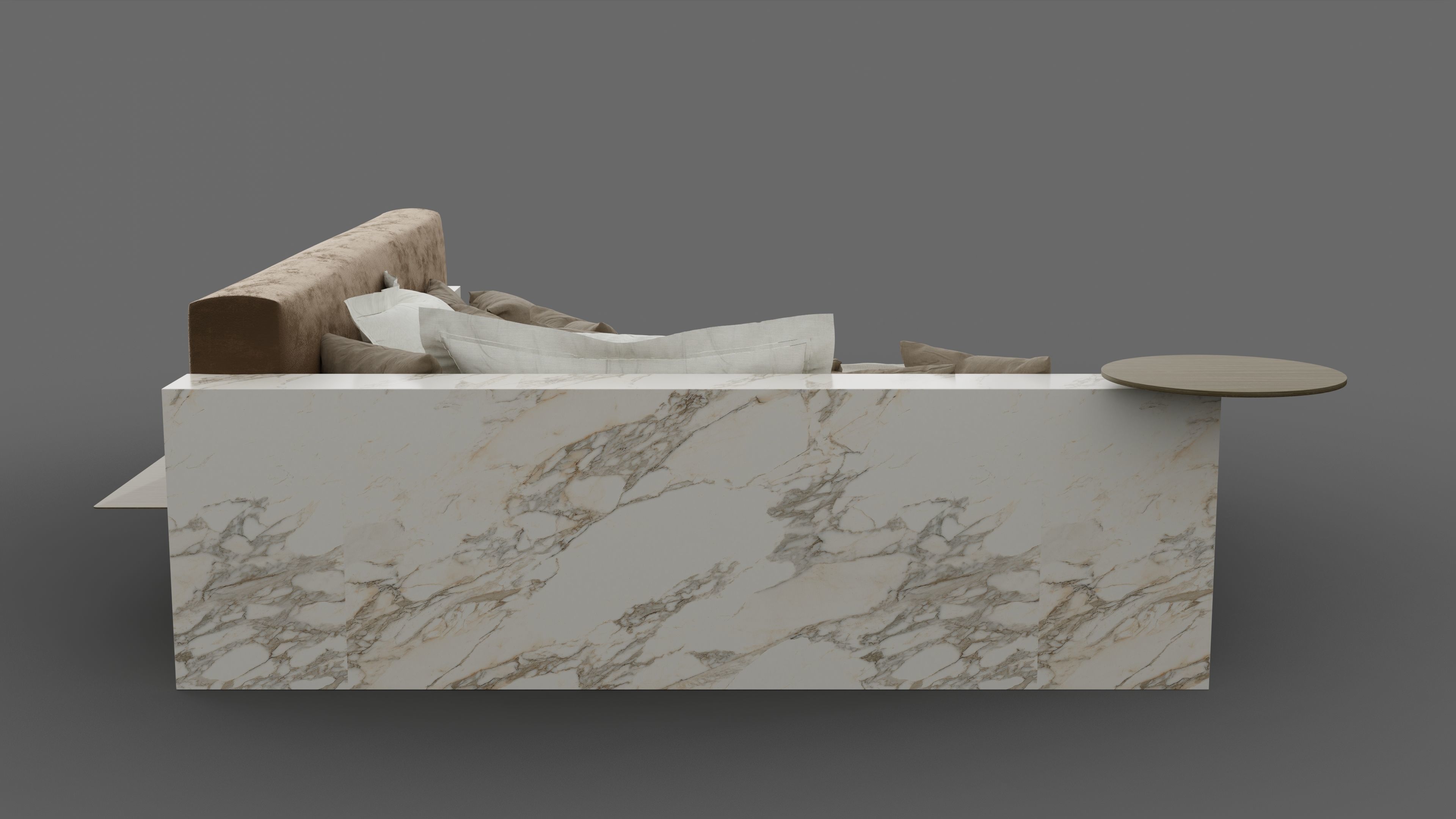 Symphony Bed Corner Version by Cesare Arosio 3D model_1