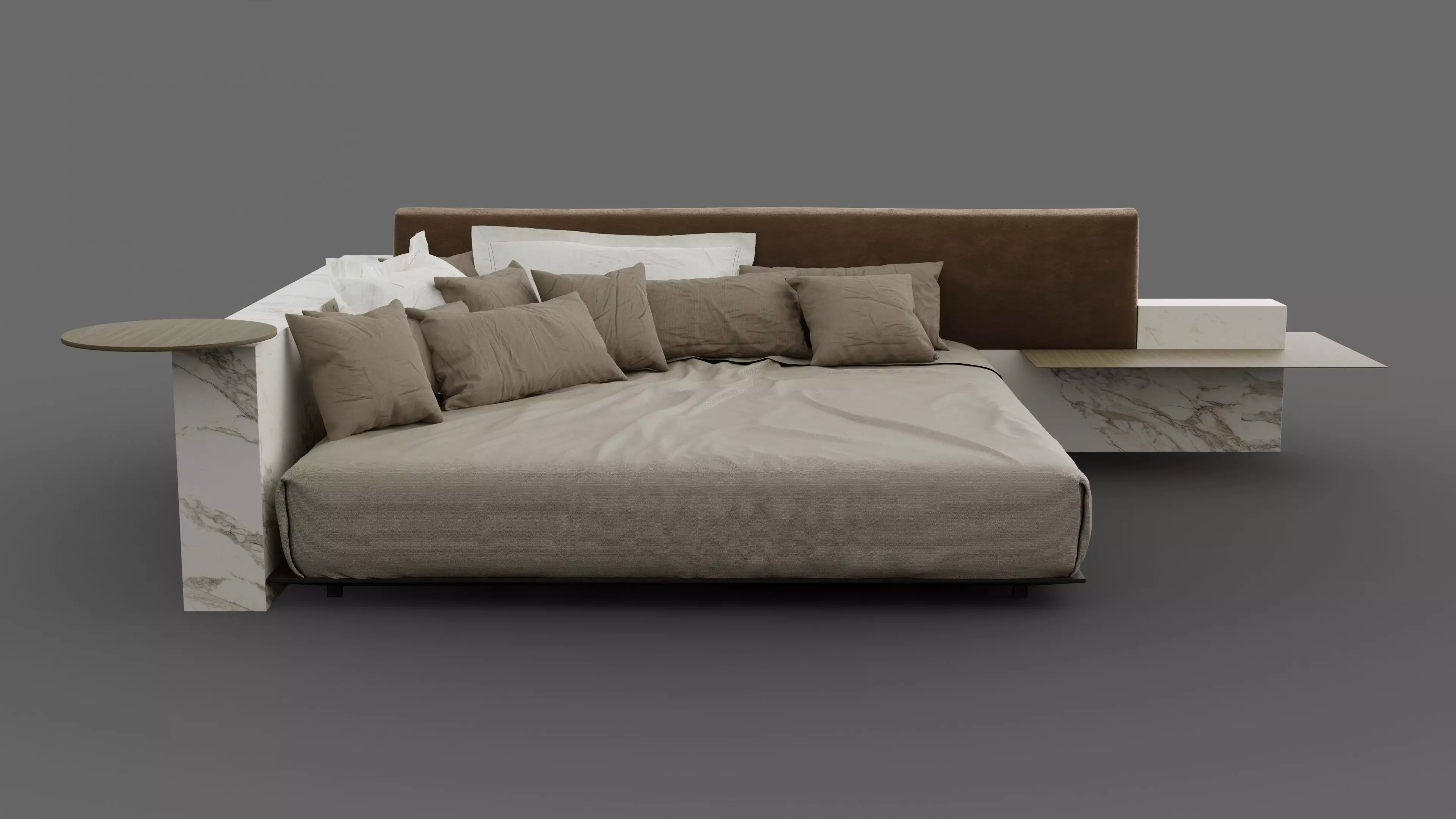 Symphony Bed Corner Version by Cesare Arosio 3D model_0