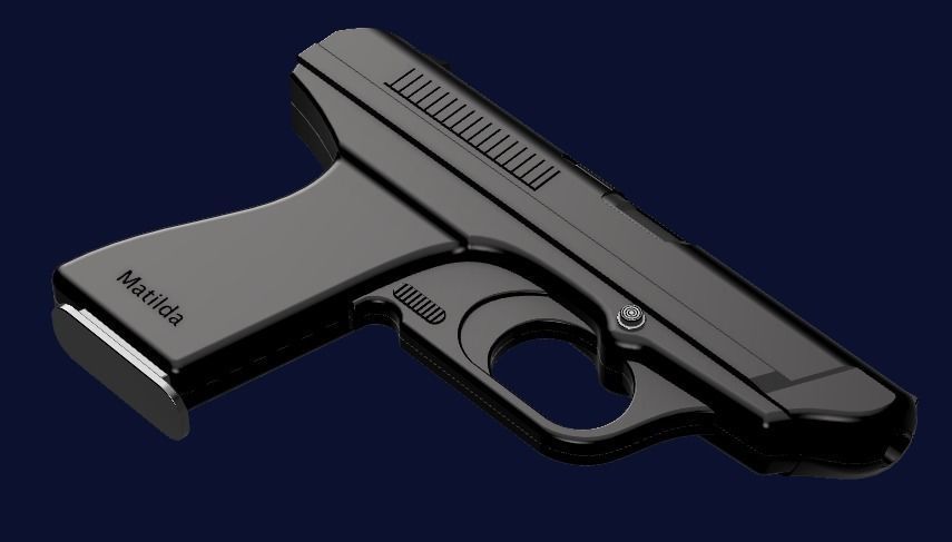 Resident Evil 2 Remake - Matilda handgun for cosplay 3D print model_2