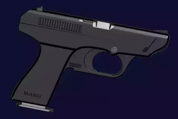 Resident Evil 2 Remake - Matilda handgun for cosplay 3D print model