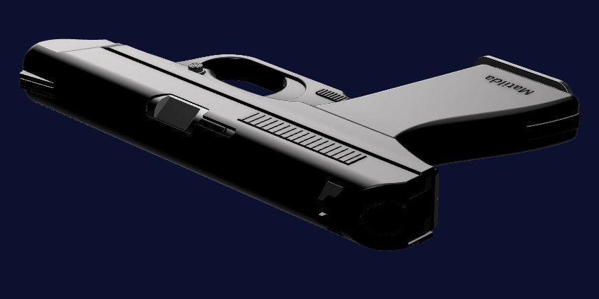 Resident Evil 2 Remake - Matilda handgun for cosplay 3D print model_3