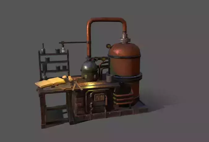 Steampunk Refinery