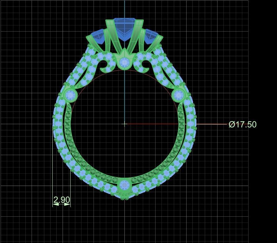 Ring Veraggio 3D print model_3