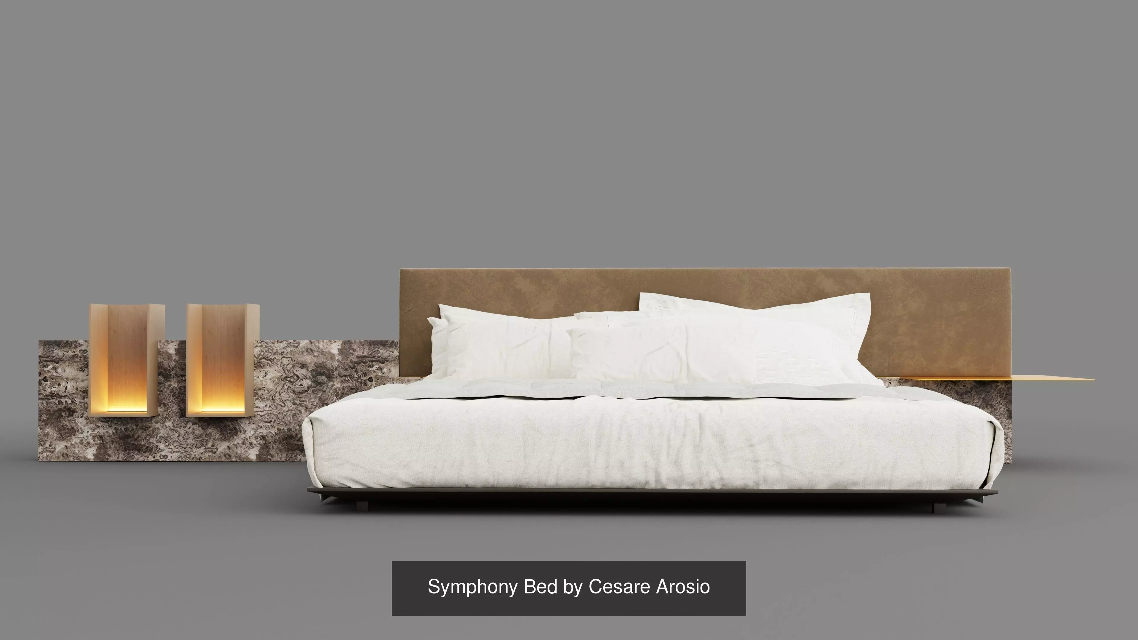Symphony Bed Variations by Cesare Arosio 3D Model Collection_0