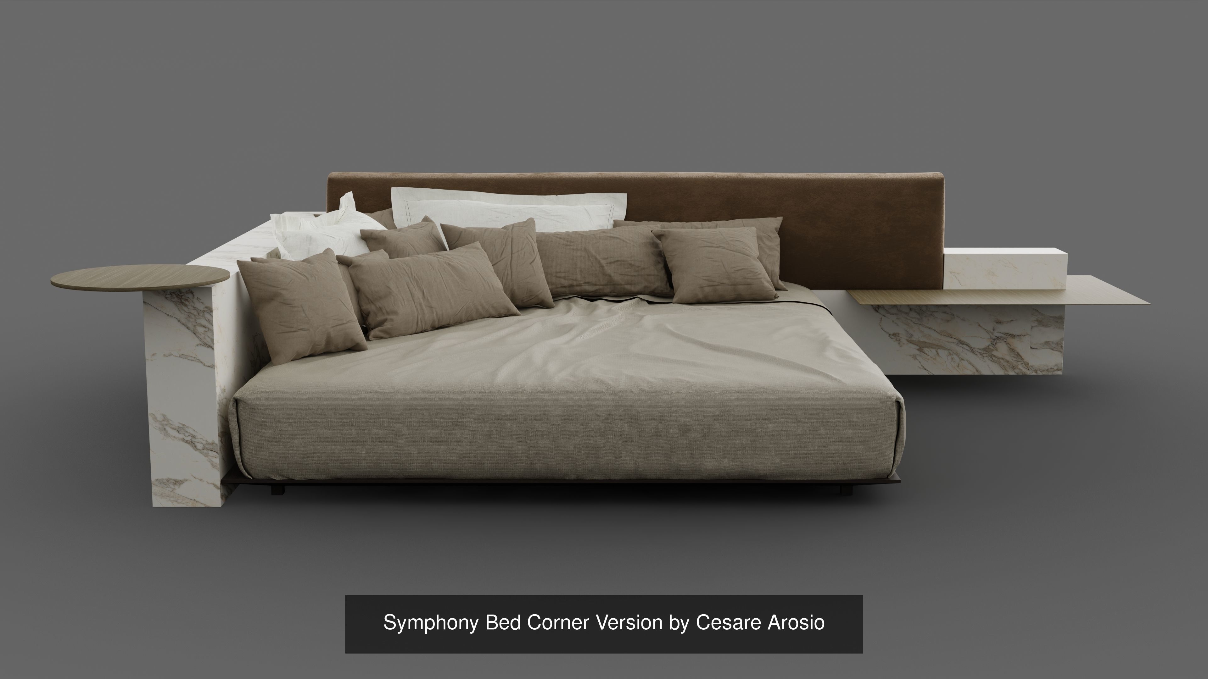 Symphony Bed Variations by Cesare Arosio 3D Model Collection_2