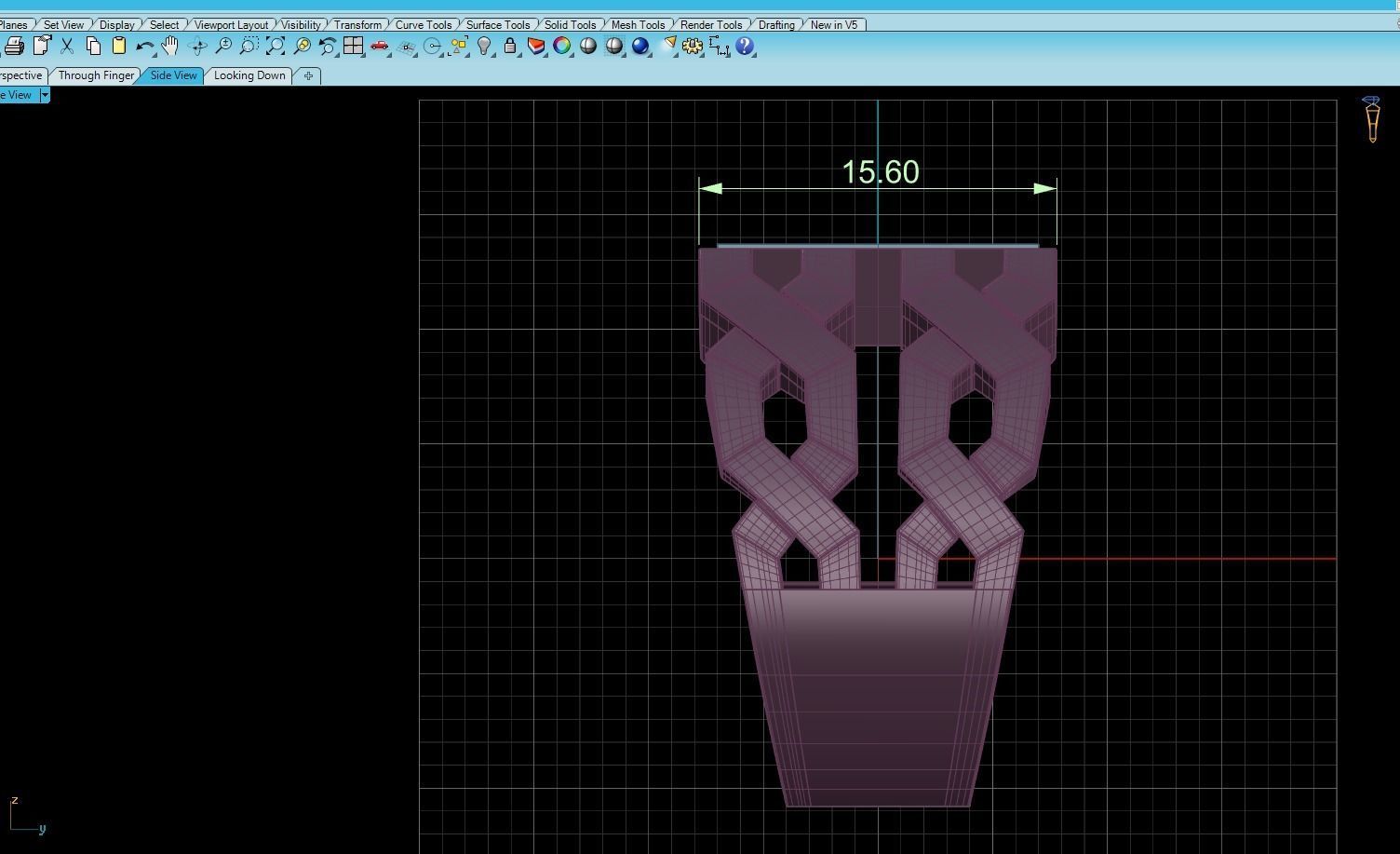 Signet ring 3D print model_3
