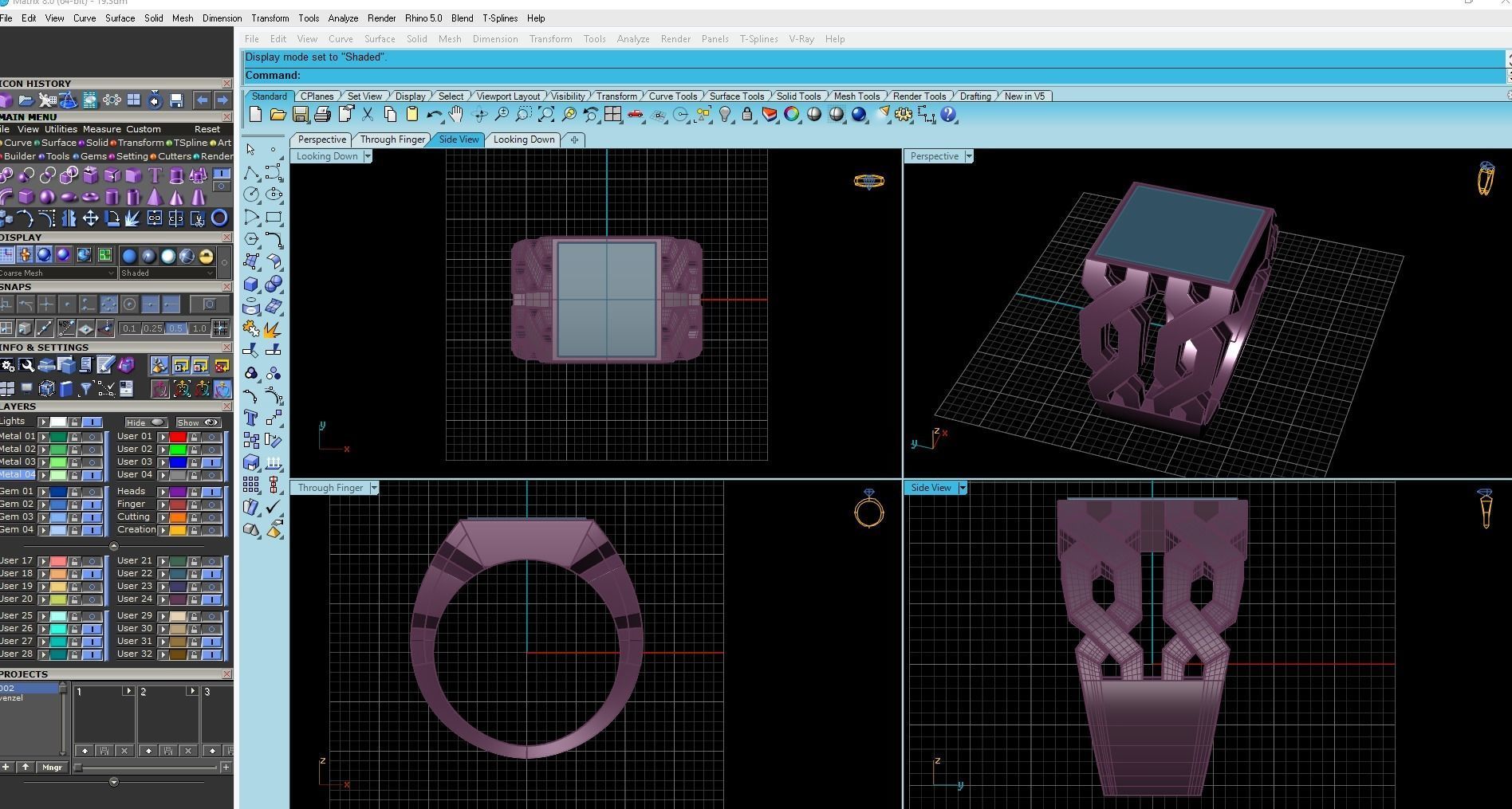 Signet ring 3D print model_2