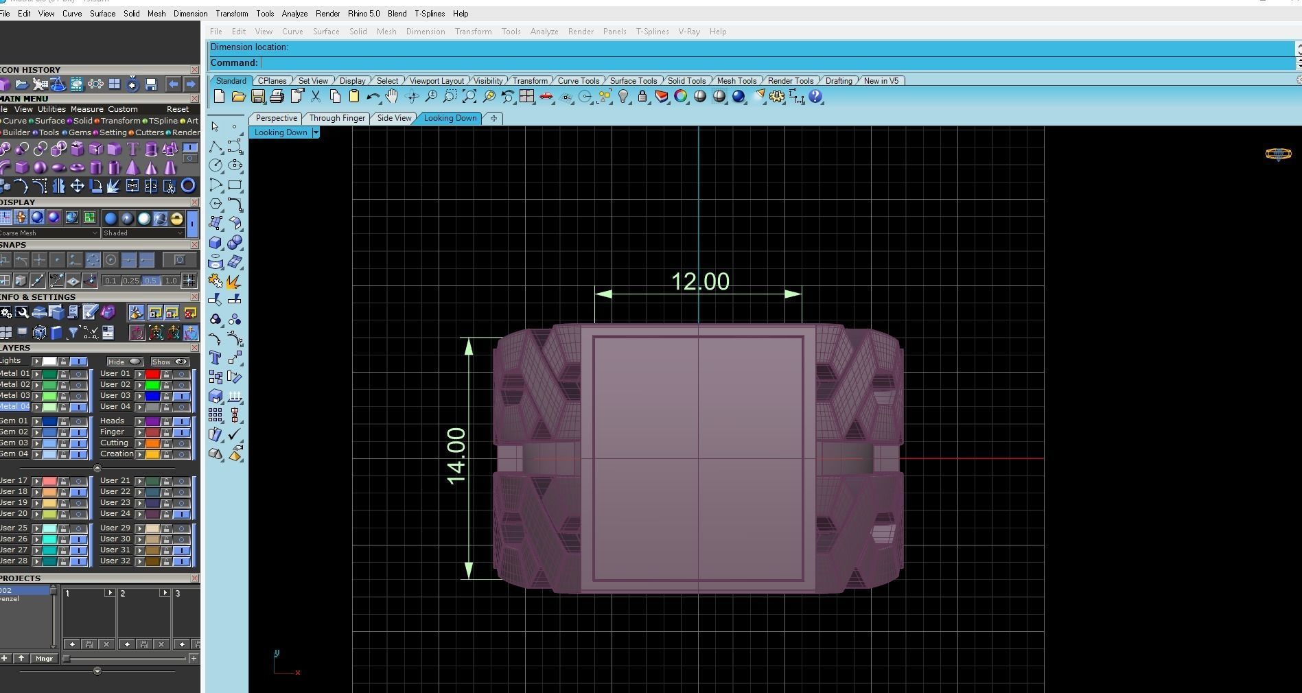 Signet ring 3D print model_5