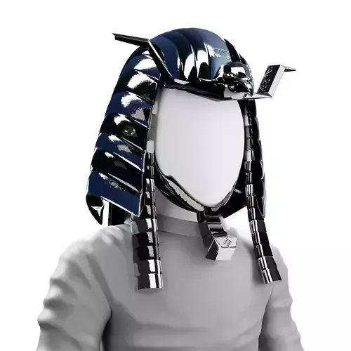 Pharaoh Eagle Hat 04 - SciFi Character Design Low-poly 3D model