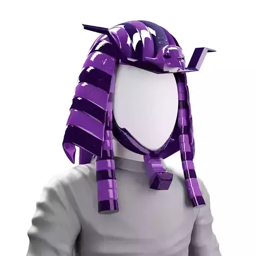 Pharaoh Eagle Hat 05 - SciFi Character Design Low-poly 3D model