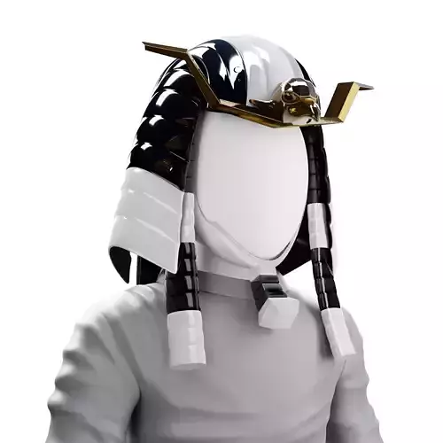 Pharaoh Eagle Hat 06 - SciFi Character Design Low-poly 3D model