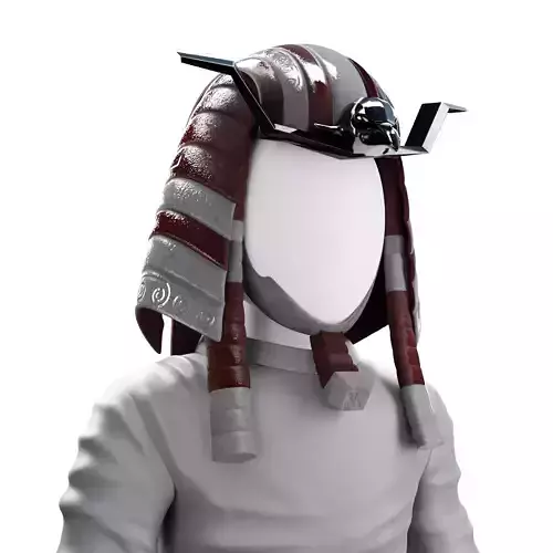 Pharaoh Eagle Hat 07 - SciFi Character Design Low-poly 3D model