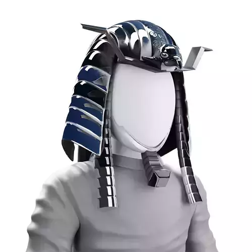 Pharaoh Eagle Hat 08 - SciFi Character Design Low-poly 3D model