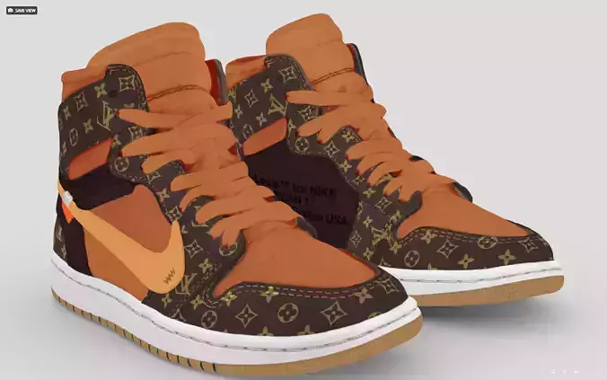 Nike Air Jordan 1 high x Louis vuitton  