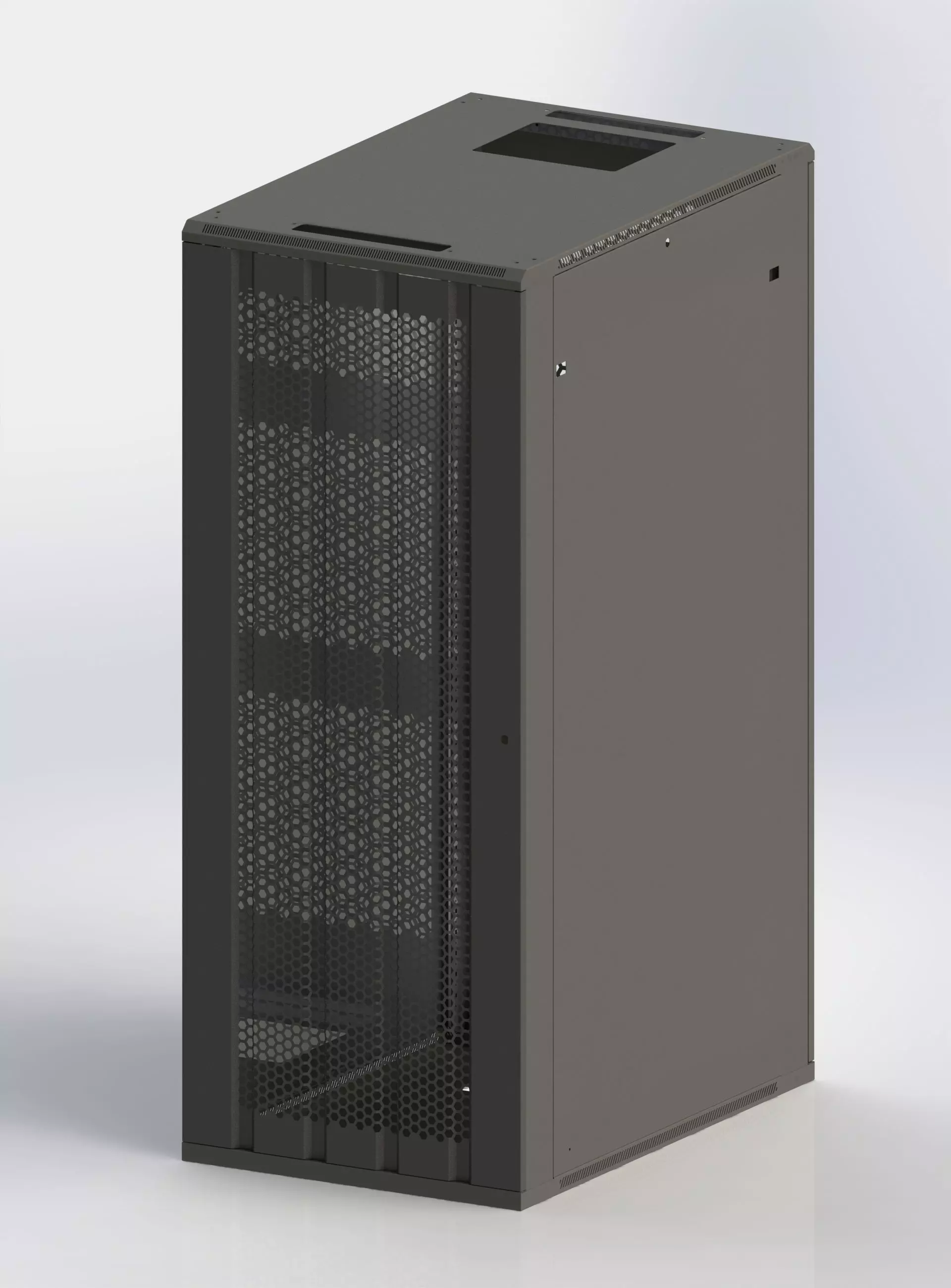 Server cabinet 42U 3D model