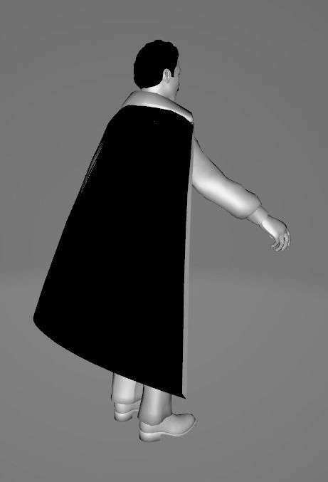 STAR WARS Lando Calrissian - Low Poly Game Battlefield FBX MODEL Low-poly 3D model_12