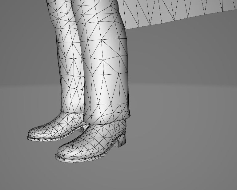 STAR WARS Lando Calrissian - Low Poly Game Battlefield FBX MODEL Low-poly 3D model_5