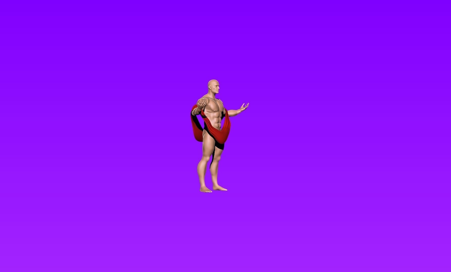 ManBody builder  3D model_3