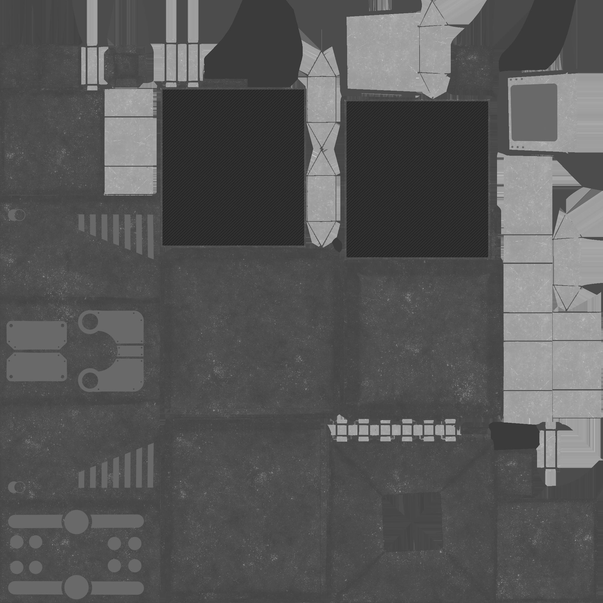 Satellite E04 Steel Red - SciFi Space Design Low-poly 3D model_23