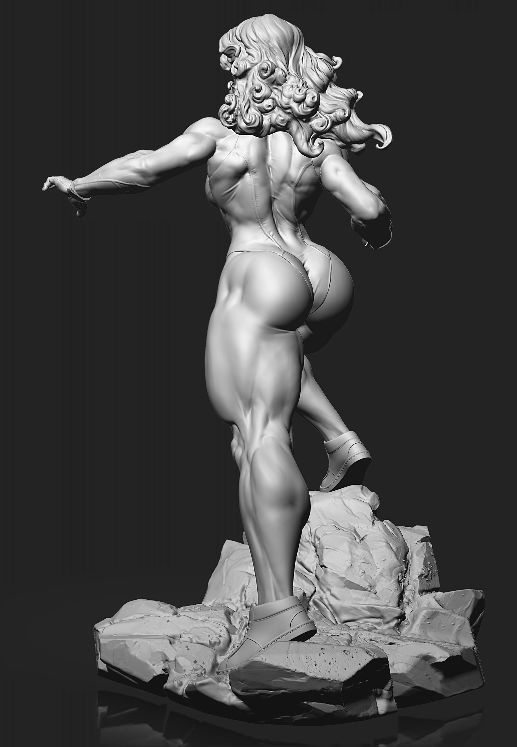 She Hulk with NSFW  3D print model_10