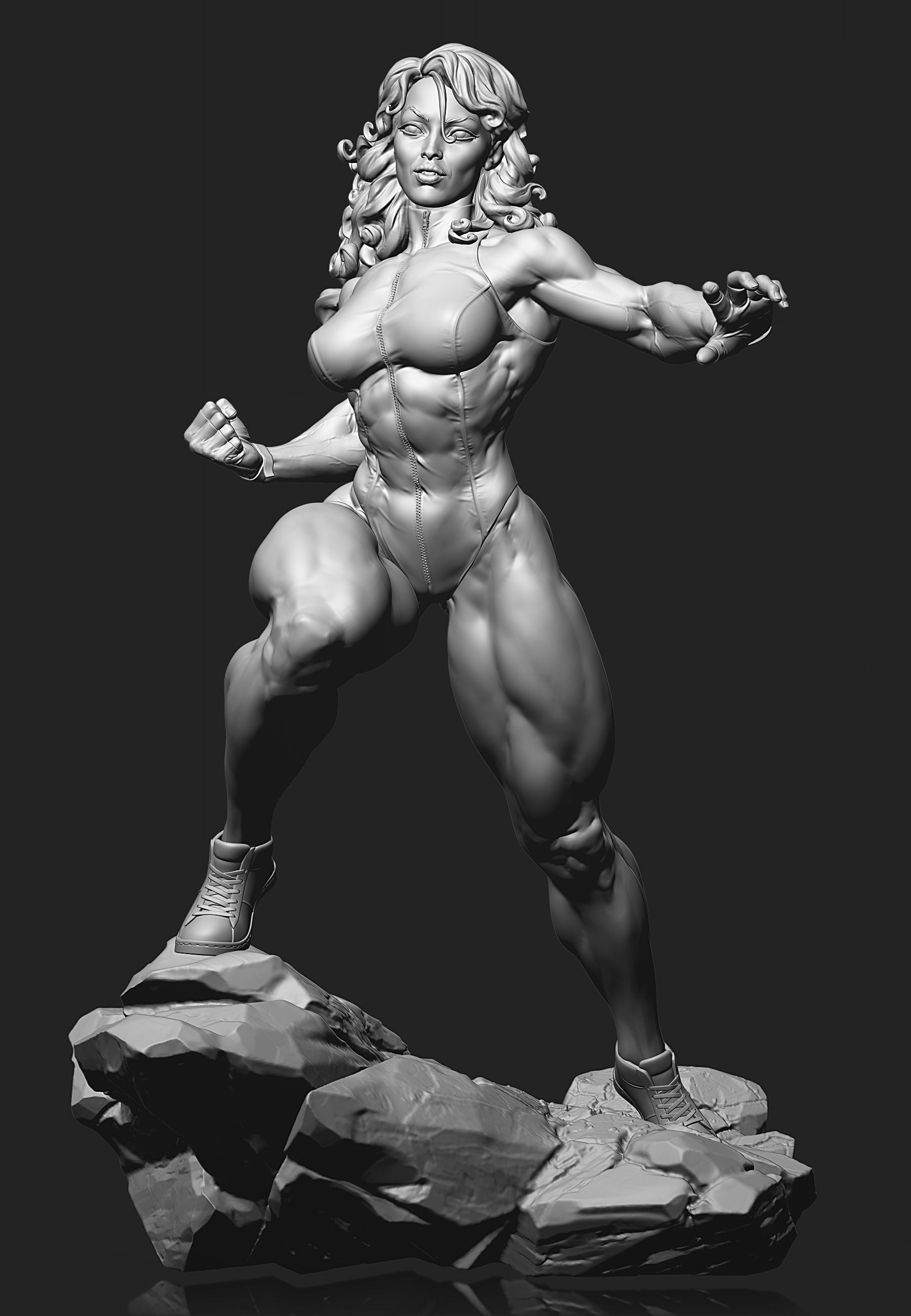 She Hulk with NSFW  3D print model_5