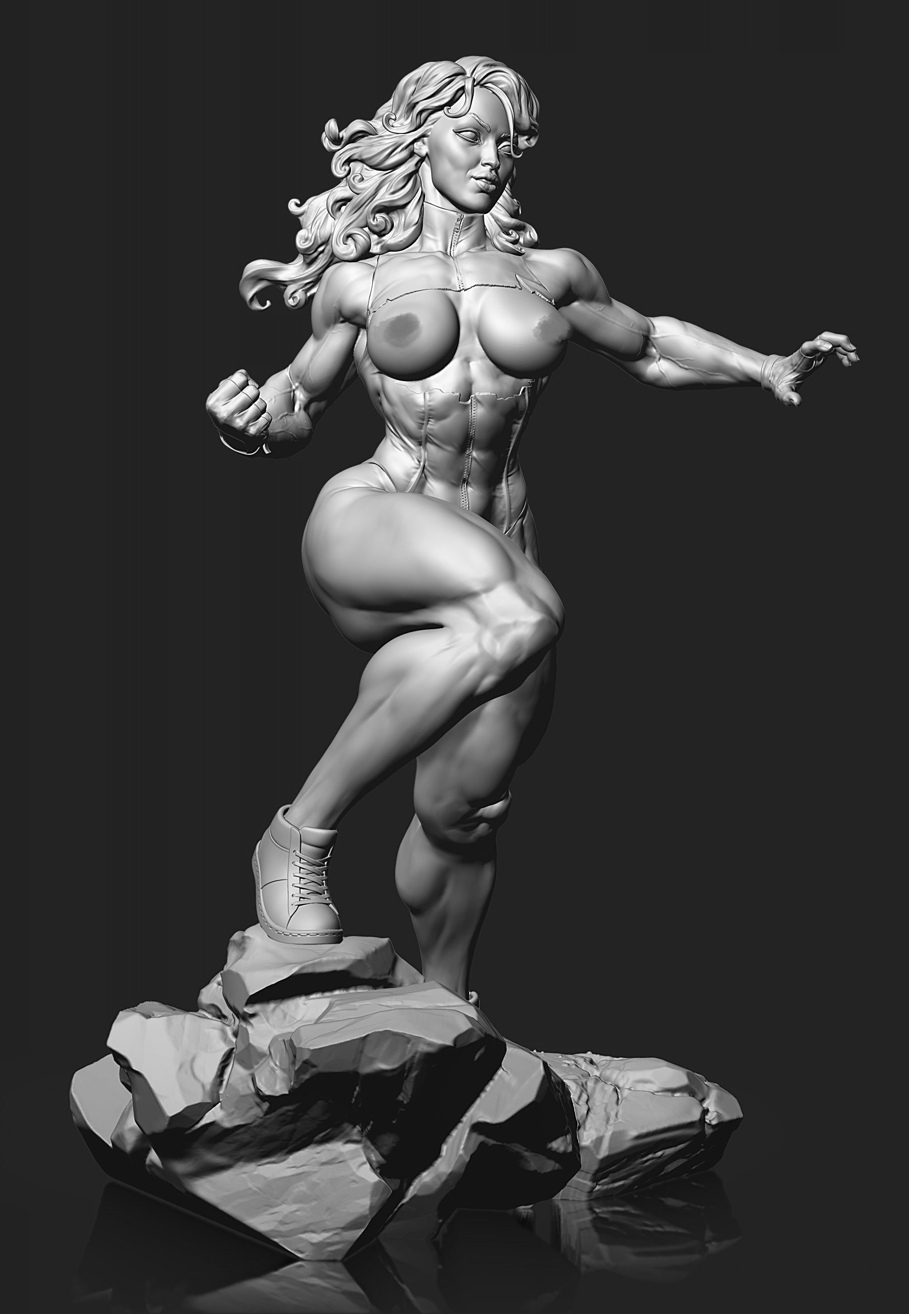 She Hulk with NSFW  3D print model_14