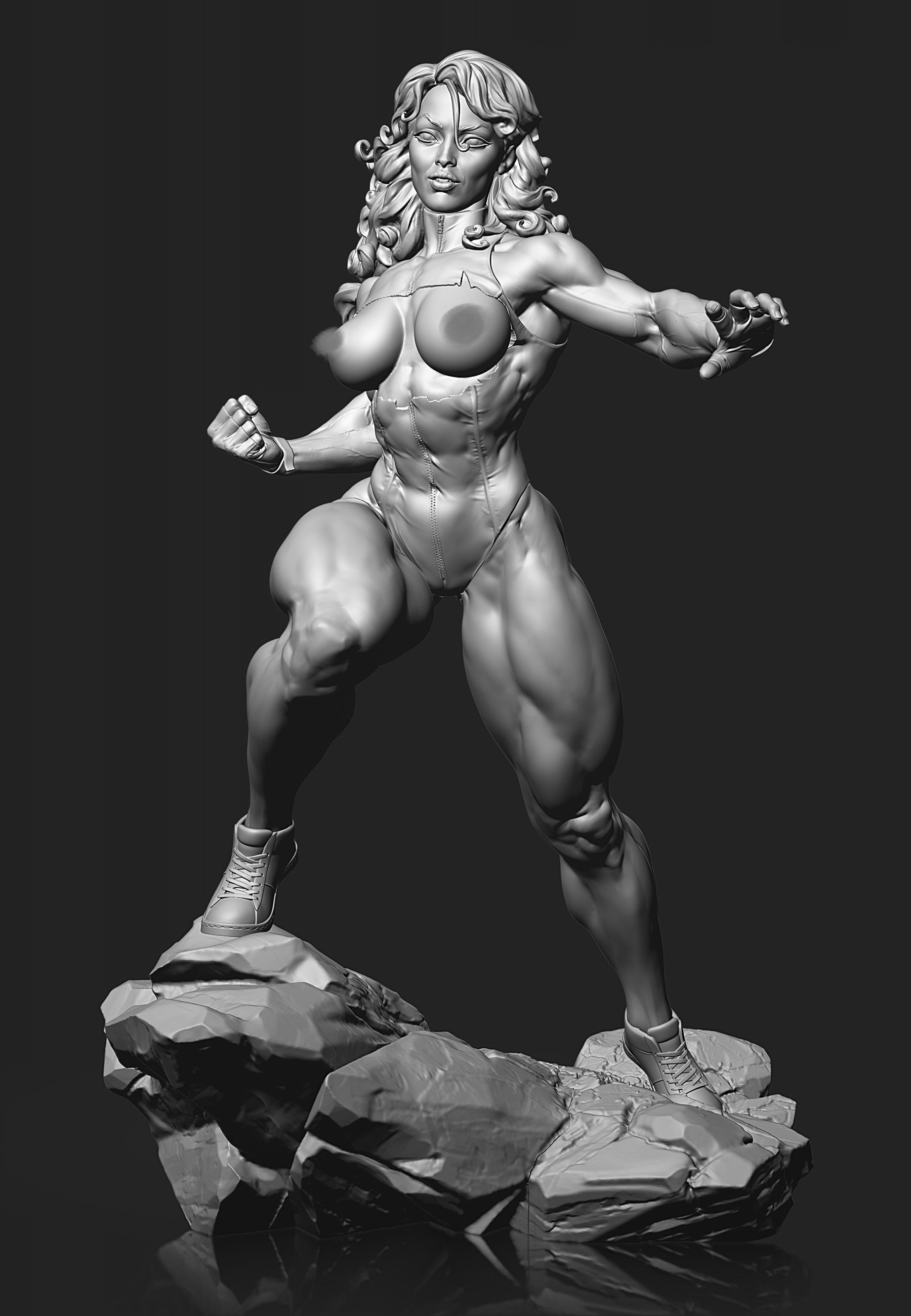 She Hulk with NSFW  3D print model_13