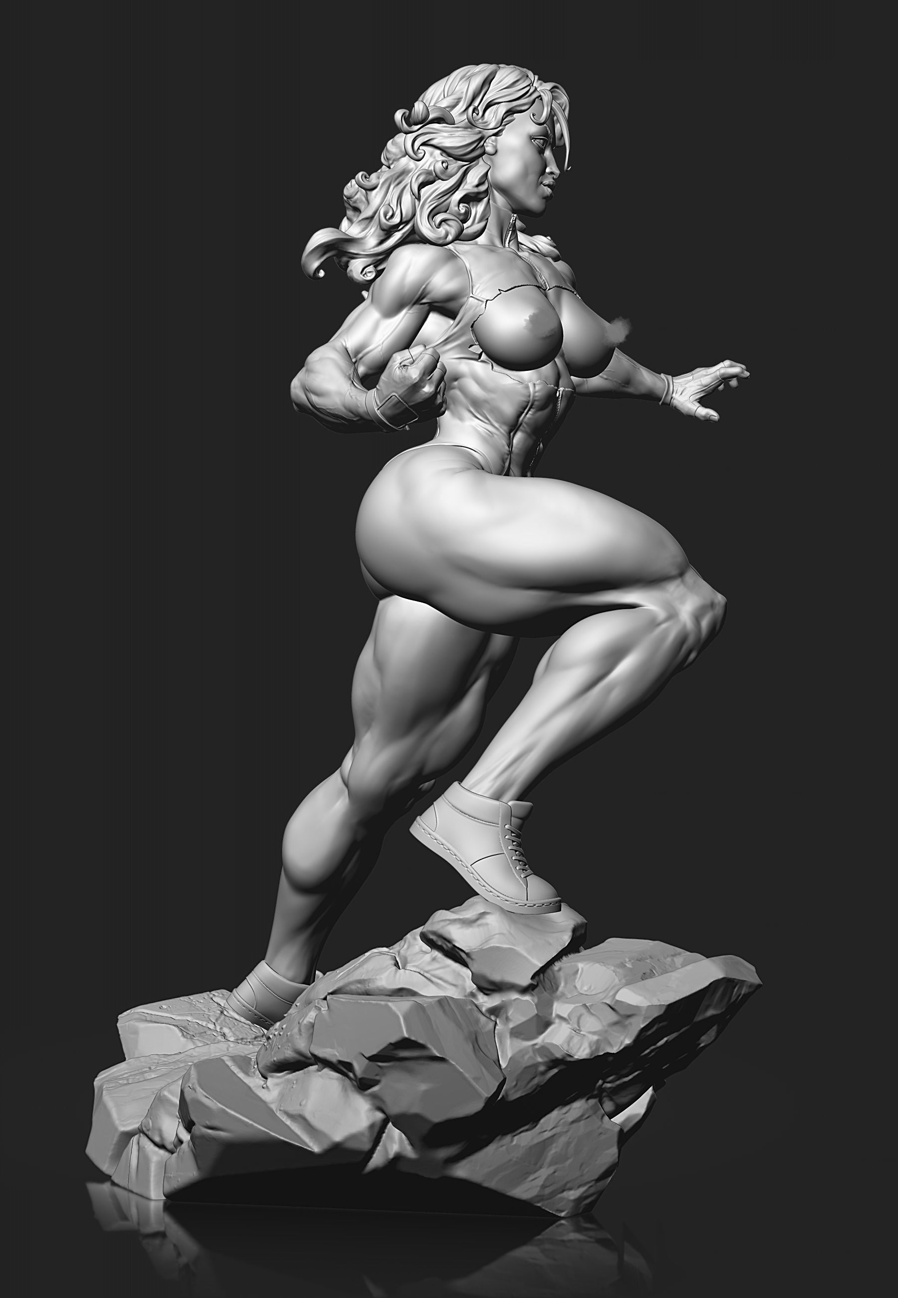 She Hulk with NSFW  3D print model_15
