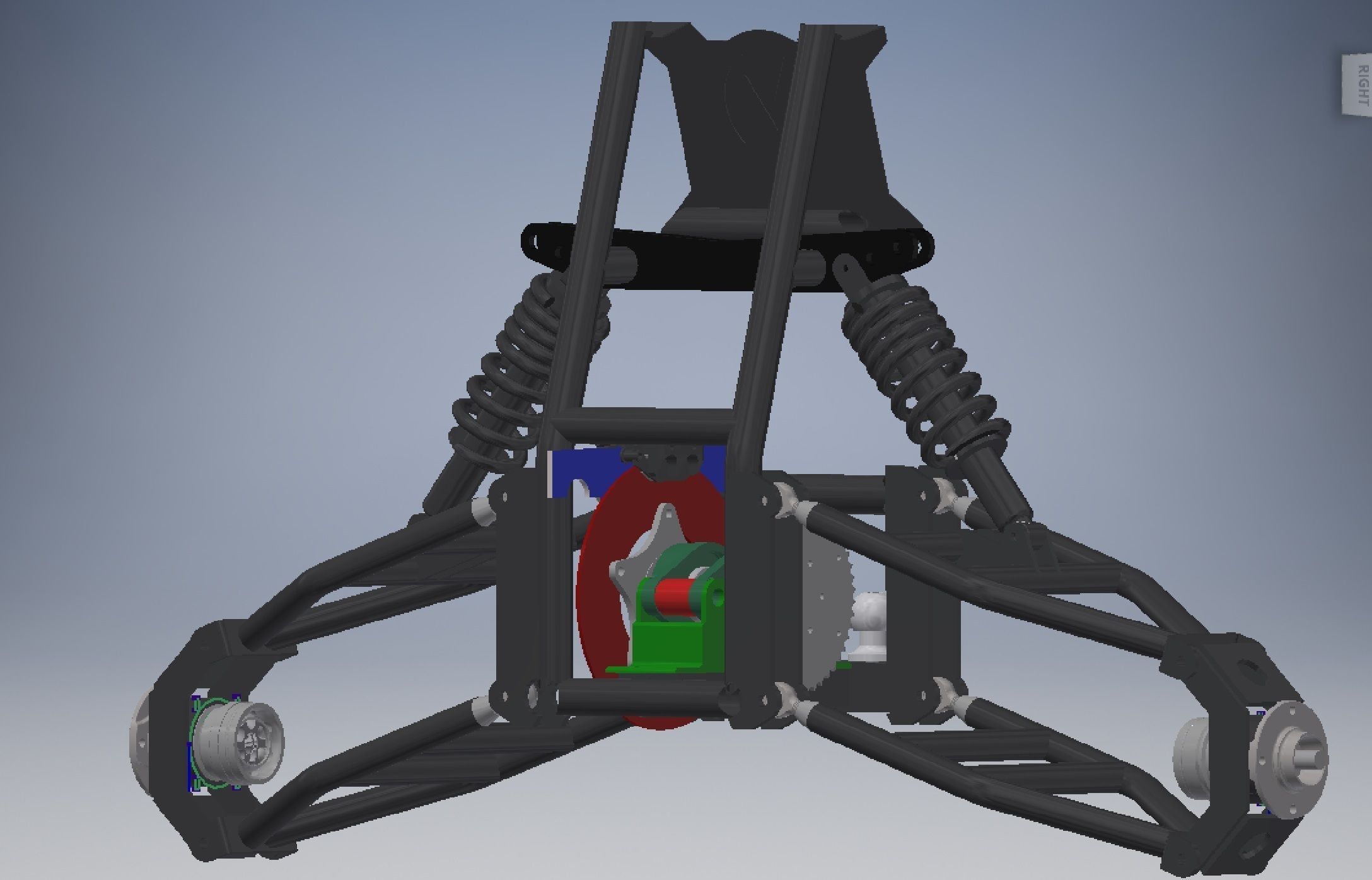kart cross 250cc off road vehicle 3D model_16