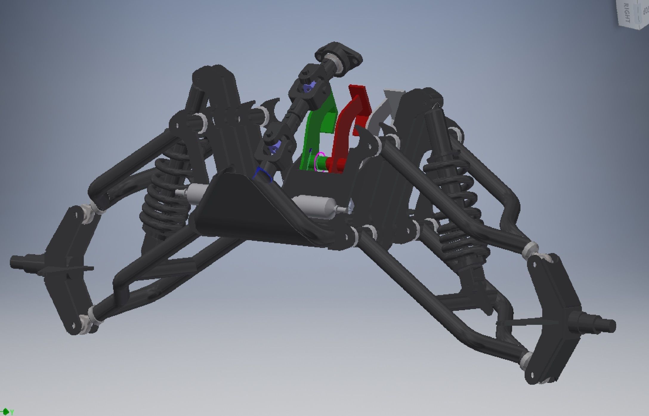 kart cross 250cc off road vehicle 3D model_15